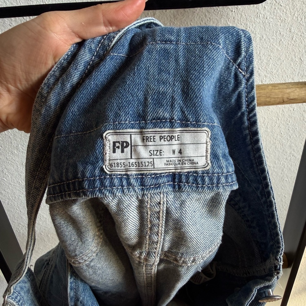 Free People Denim Overall Dress - Picture 5 of 5